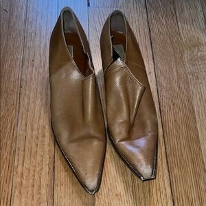 Michael Kors Brown Leather Loafers